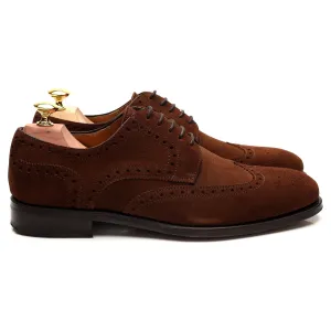 '108970' Brown Suede Derby Brogues UK 7