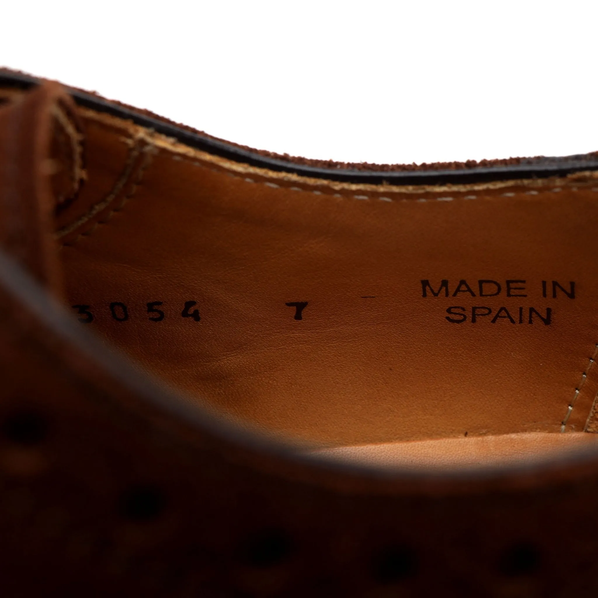 '108970' Brown Suede Derby Brogues UK 7