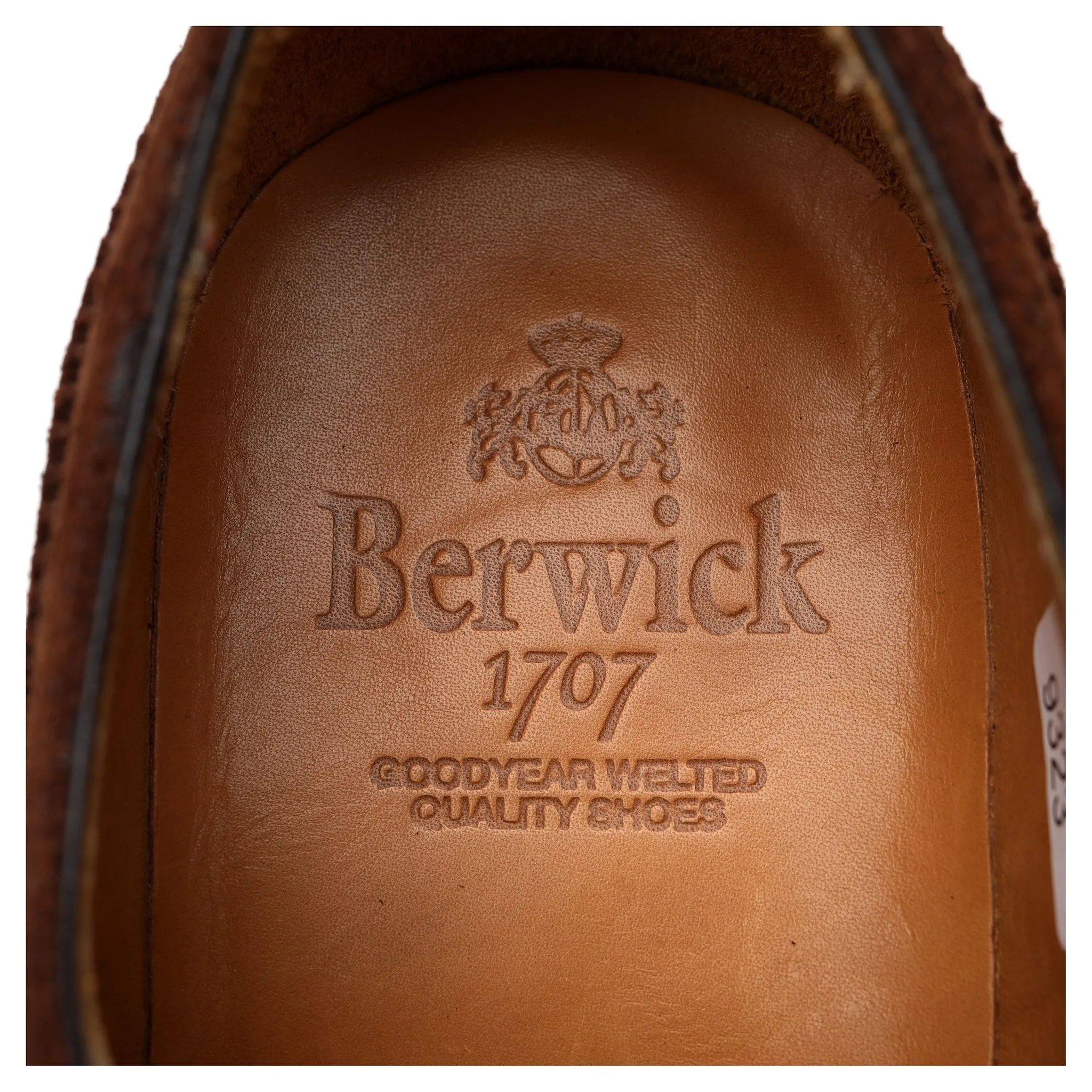 '108970' Brown Suede Derby Brogues UK 7