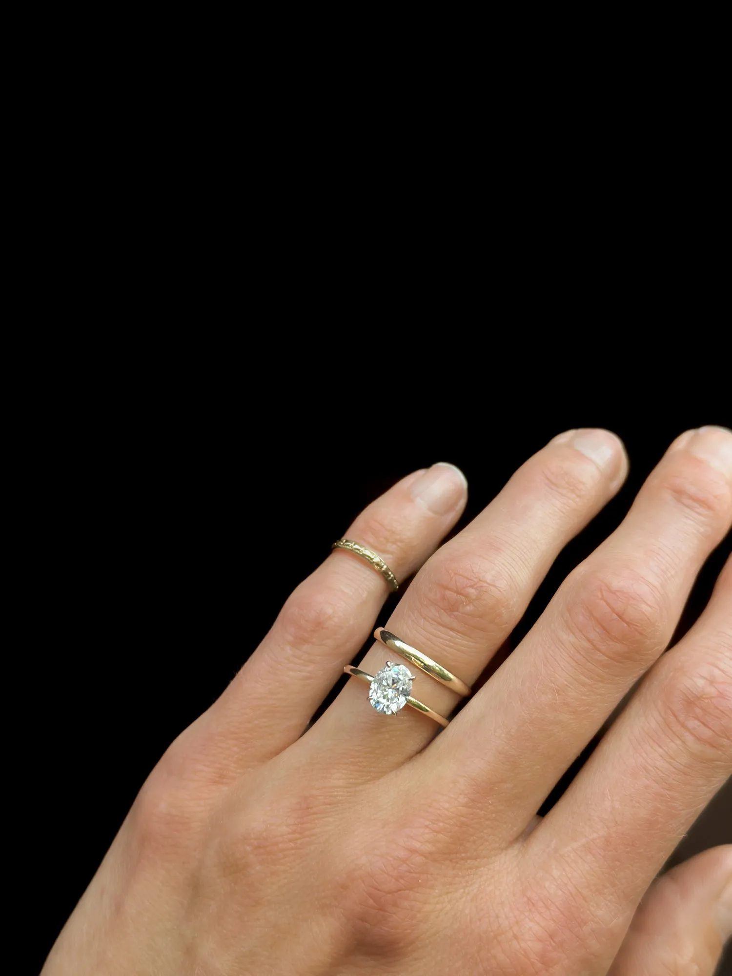 14K Yellow Gold Band | Sz 6 & 6.5