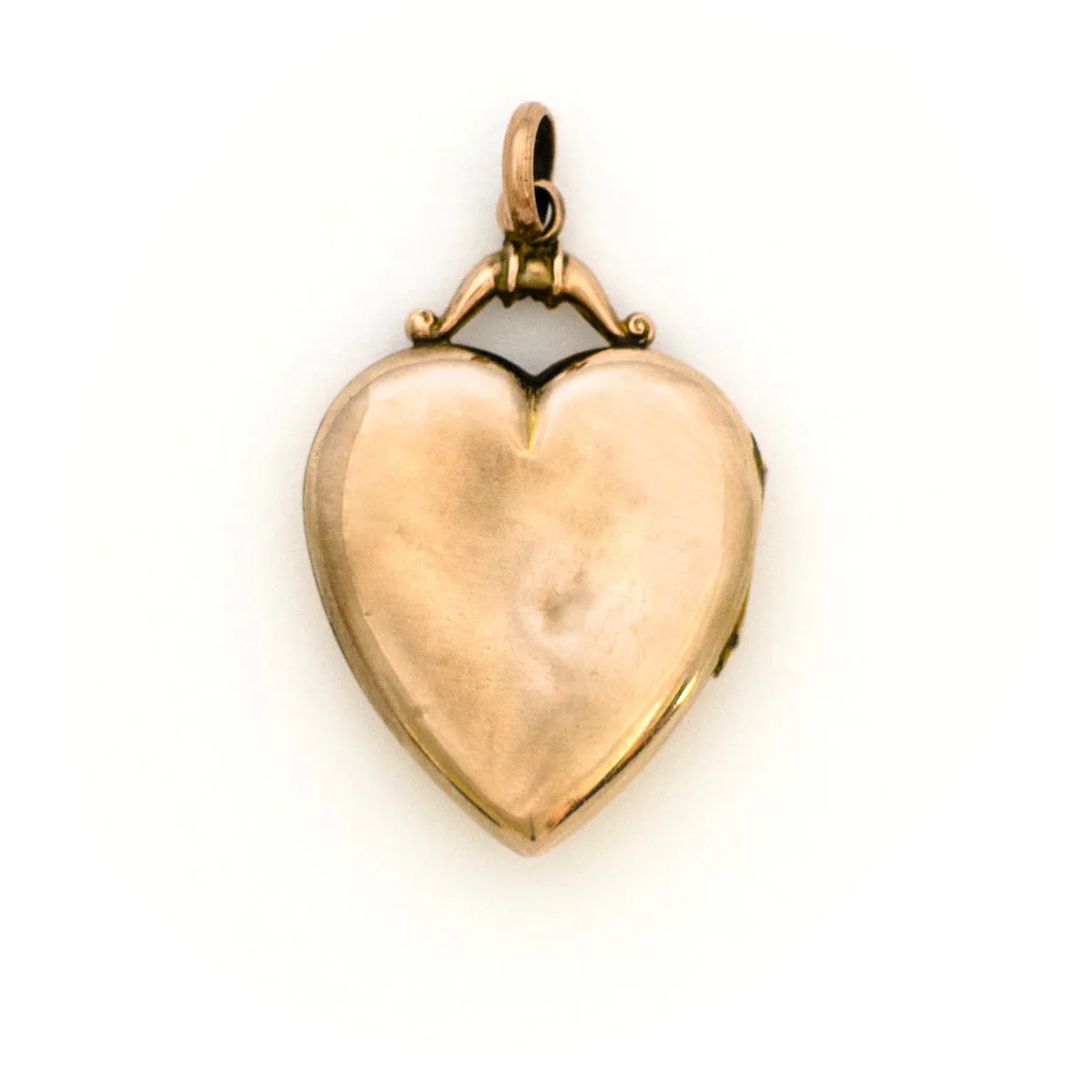 15K Gold & Diamond English Victorian Heart Locket