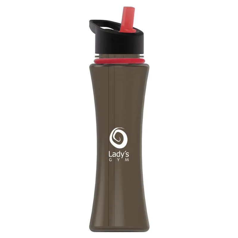 17 oz. Flip Straw Lid & Collar Bottle