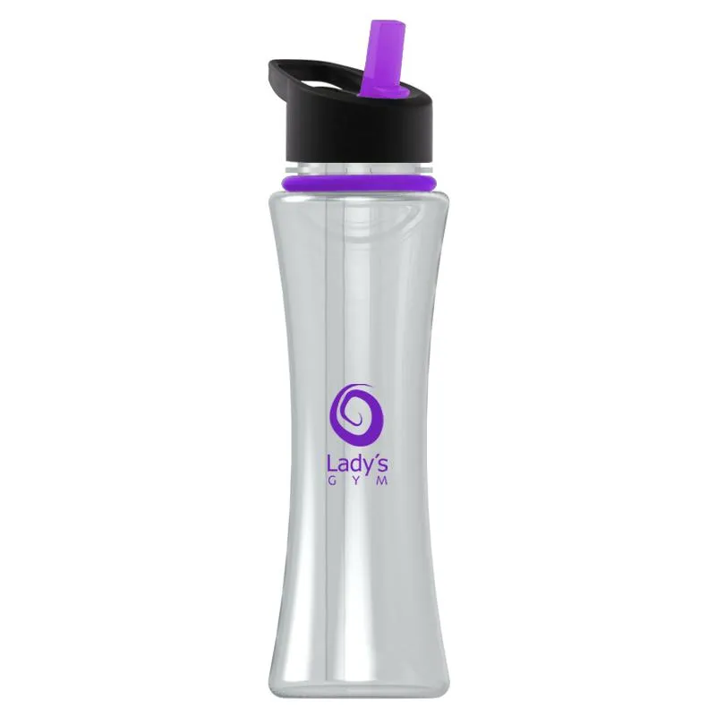 17 oz. Flip Straw Lid & Collar Bottle