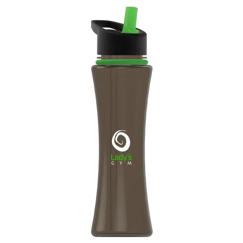 17 oz. Flip Straw Lid & Collar Bottle