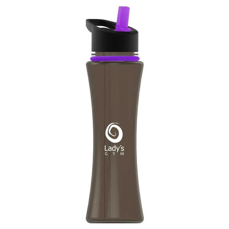17 oz. Flip Straw Lid & Collar Bottle