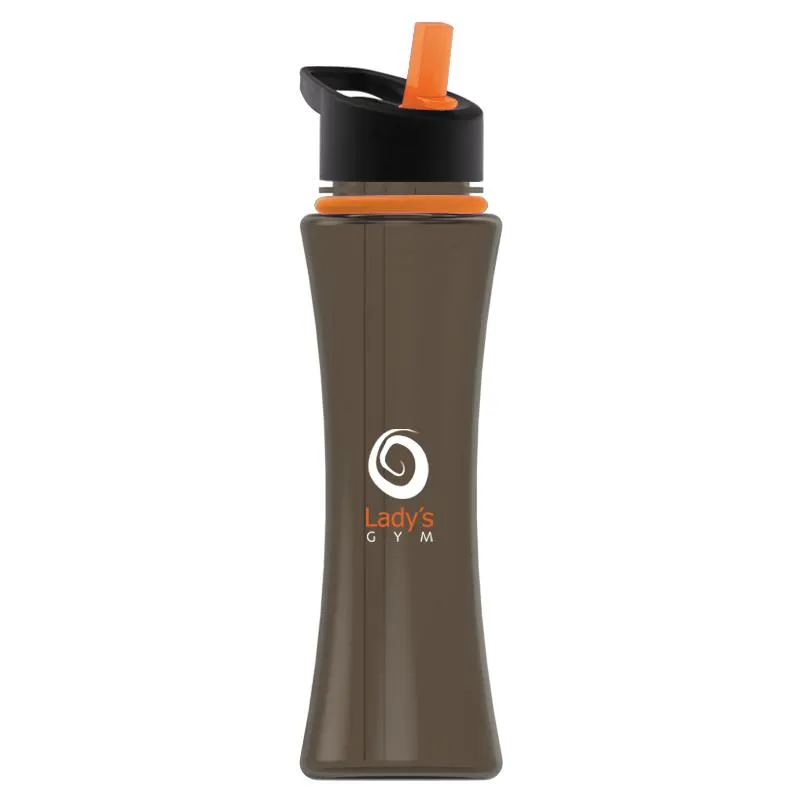 17 oz. Flip Straw Lid & Collar Bottle