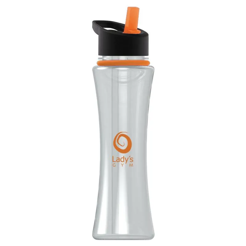17 oz. Flip Straw Lid & Collar Bottle