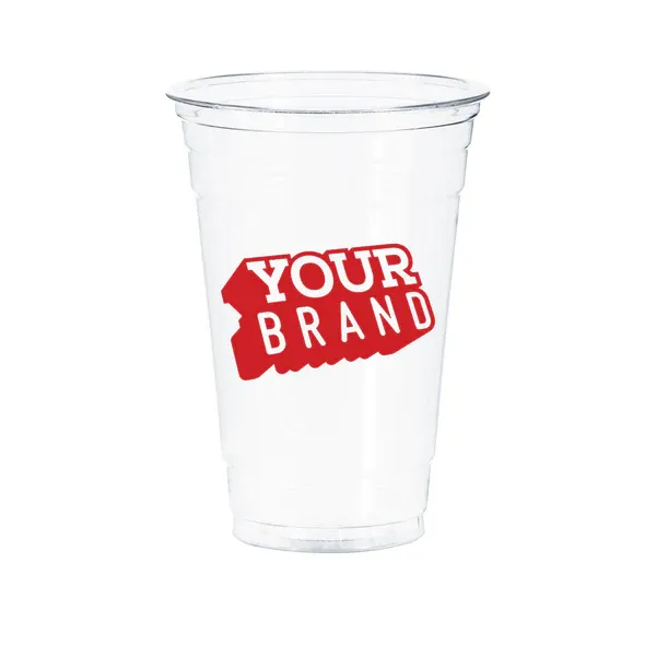20 oz Custom Printed PET Cold Cups - 1,000/cs - 20 Cases Minimum