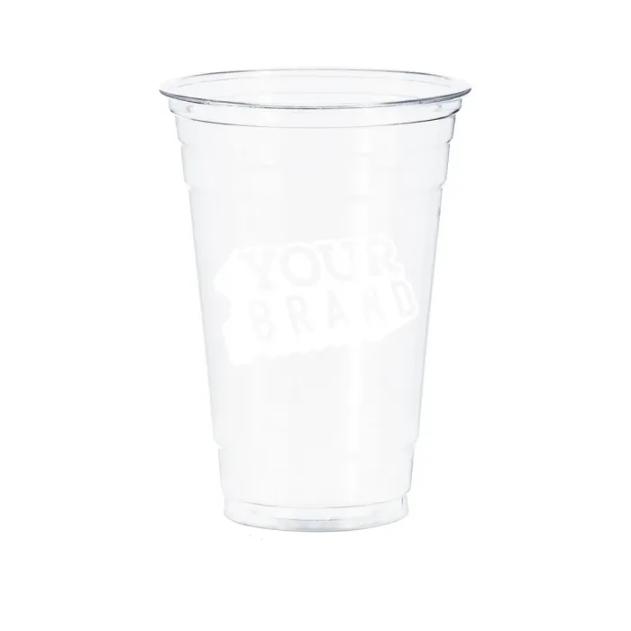20 oz Custom Printed PET Cold Cups - 1,000/cs - 20 Cases Minimum