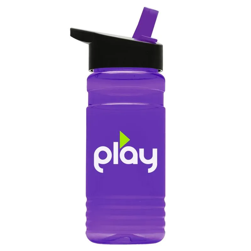 20 oz Tritan Sports Bottle w/ Flip Straw Lid