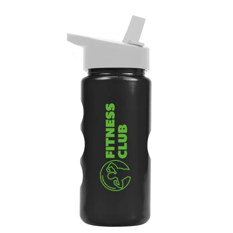 22 oz. Mini Peak Metalike Bottle -Flip Straw H