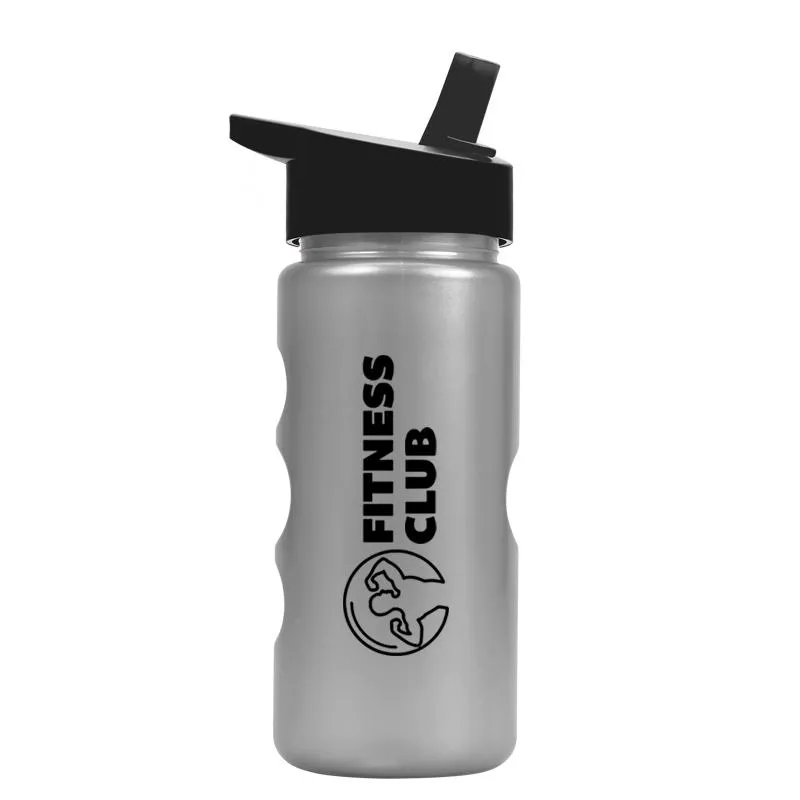 22 oz. Mini Peak Metalike Bottle -Flip Straw H
