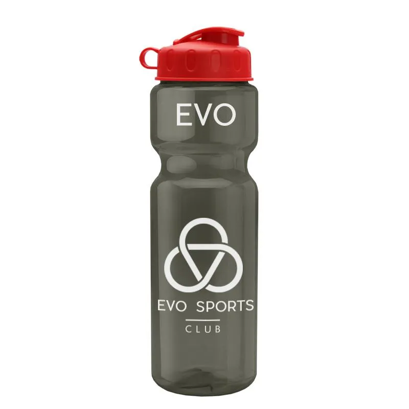 28 oz Champion Transparent Bottle w/ Flip Lid