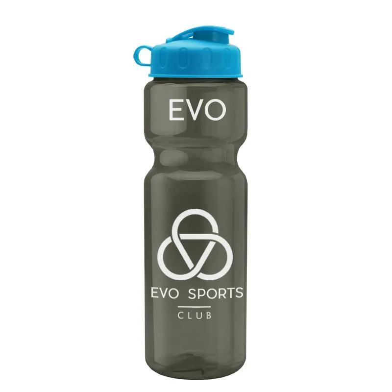 28 oz Champion Transparent Bottle w/ Flip Lid