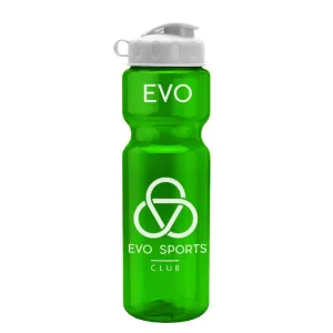 28 oz Champion Transparent Bottle w/ Flip Lid