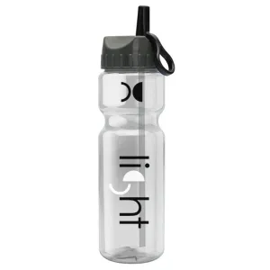 28 oz Champion Transparent Bottle w/ Flip Straw Lid