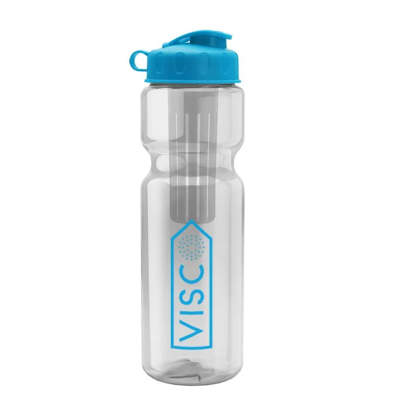 28 oz Infuser Bottle w/ Flip Lid