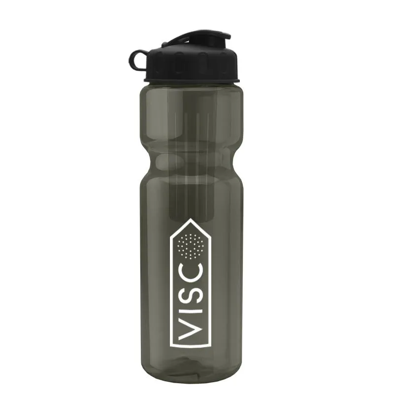28 oz Infuser Bottle w/ Flip Lid