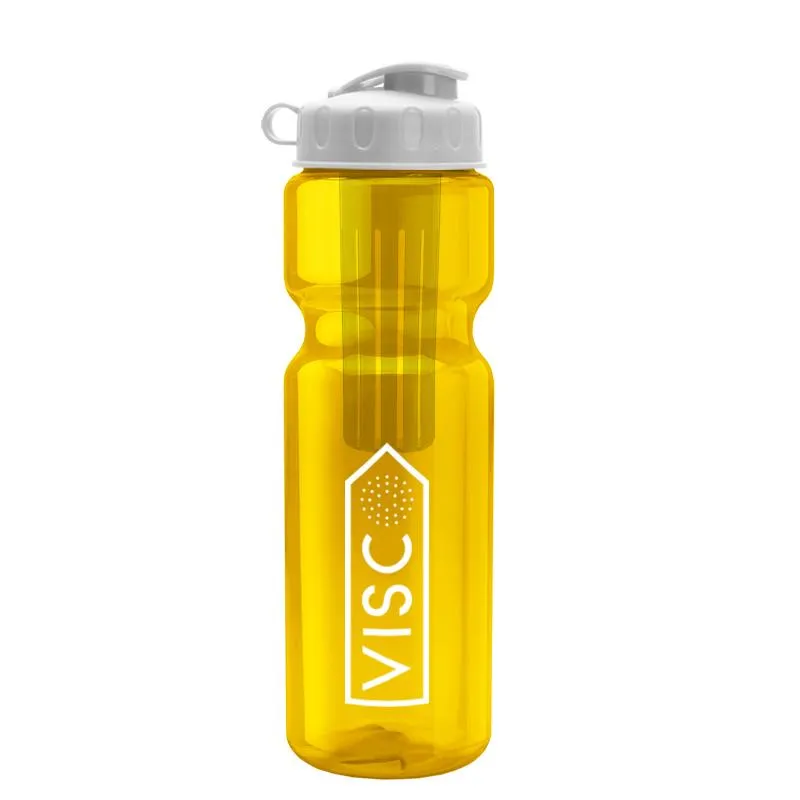 28 oz Infuser Bottle w/ Flip Lid