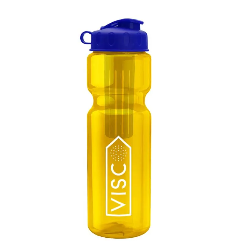 28 oz Infuser Bottle w/ Flip Lid