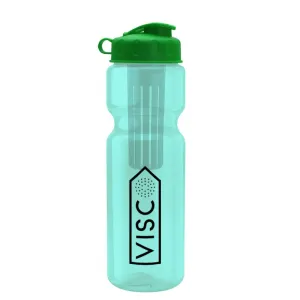 28 oz Infuser Bottle w/ Flip Lid