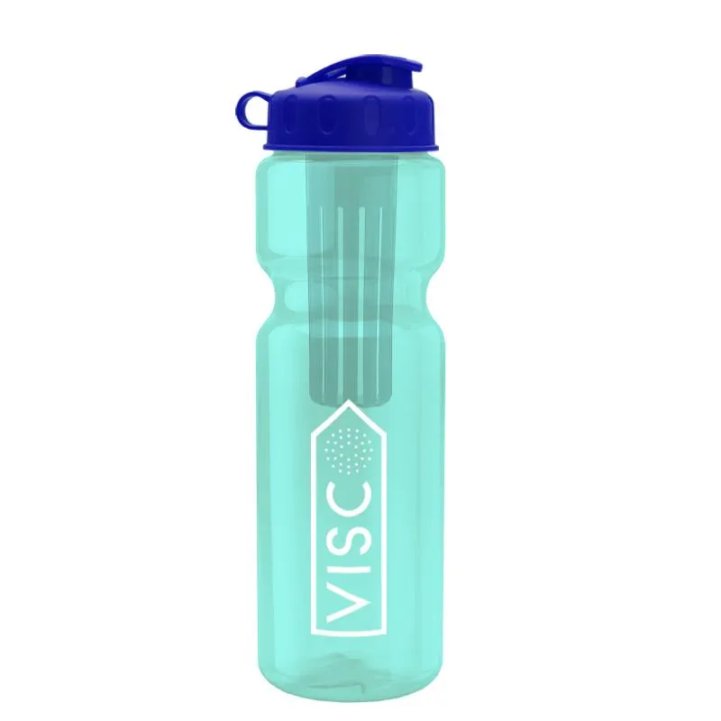 28 oz Infuser Bottle w/ Flip Lid