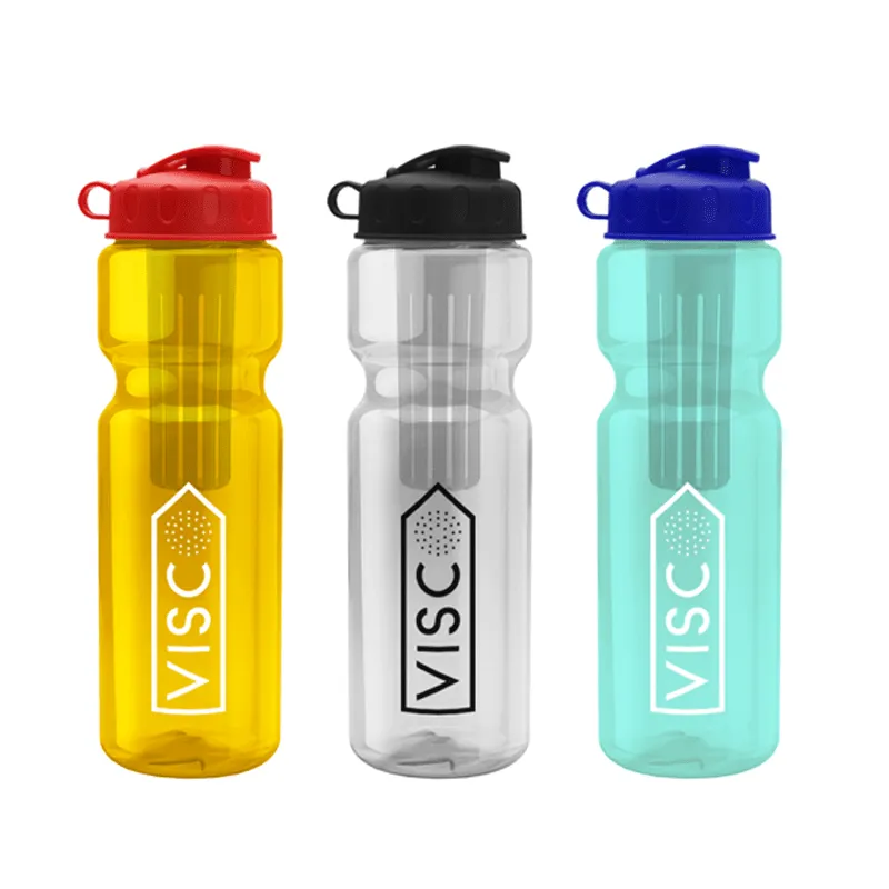 28 oz Infuser Bottle w/ Flip Lid