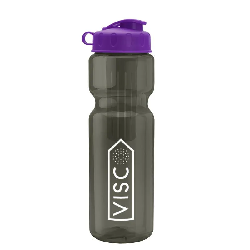 28 oz Infuser Bottle w/ Flip Lid