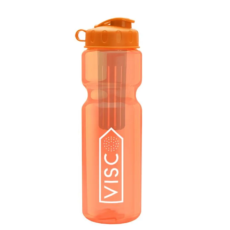 28 oz Infuser Bottle w/ Flip Lid