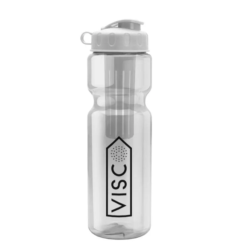 28 oz Infuser Bottle w/ Flip Lid