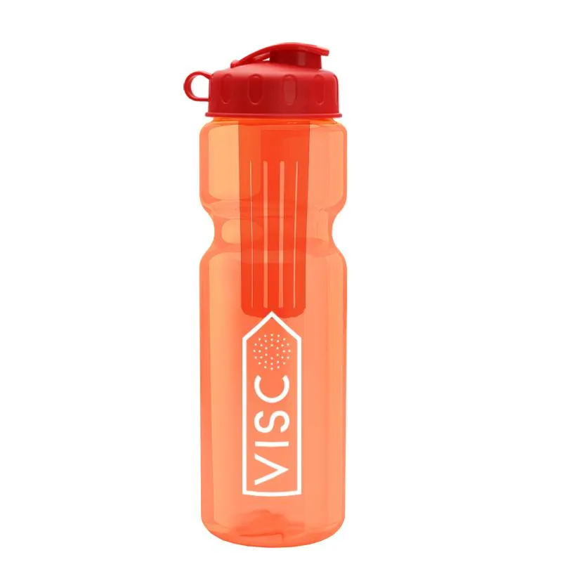 28 oz Infuser Bottle w/ Flip Lid
