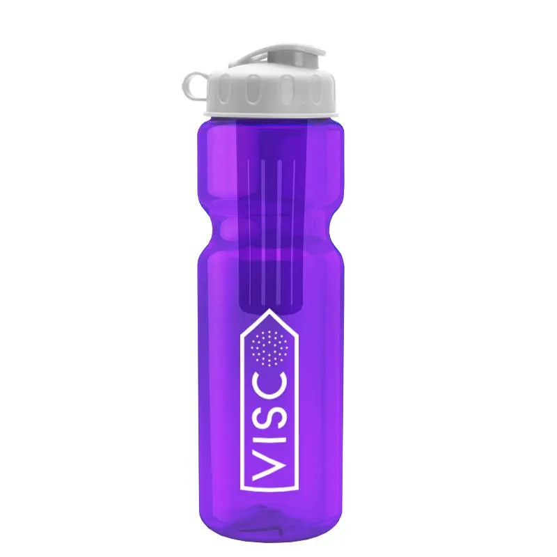 28 oz Infuser Bottle w/ Flip Lid