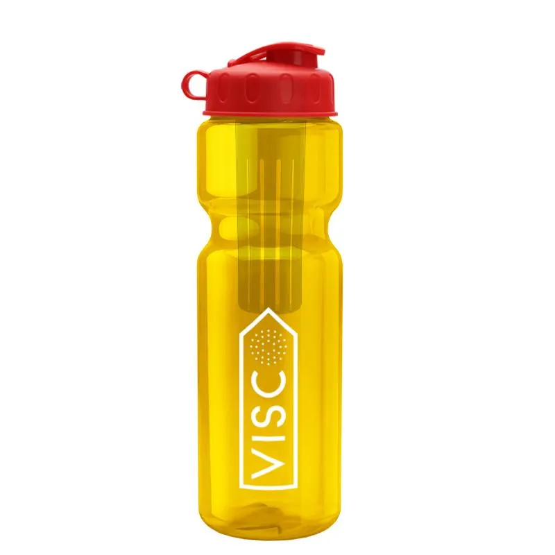 28 oz Infuser Bottle w/ Flip Lid