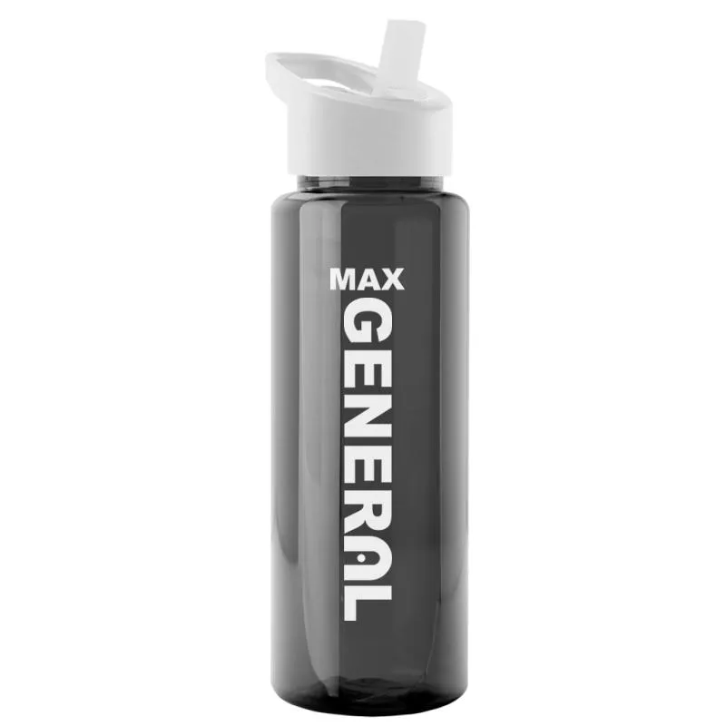 32 oz Transparent Bottle w/ Flip Straw Lid