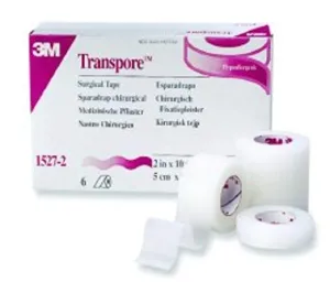 3m Transpore Surgical Tape 2" X 10 Yds. - Model 1527-2 - Box of 6