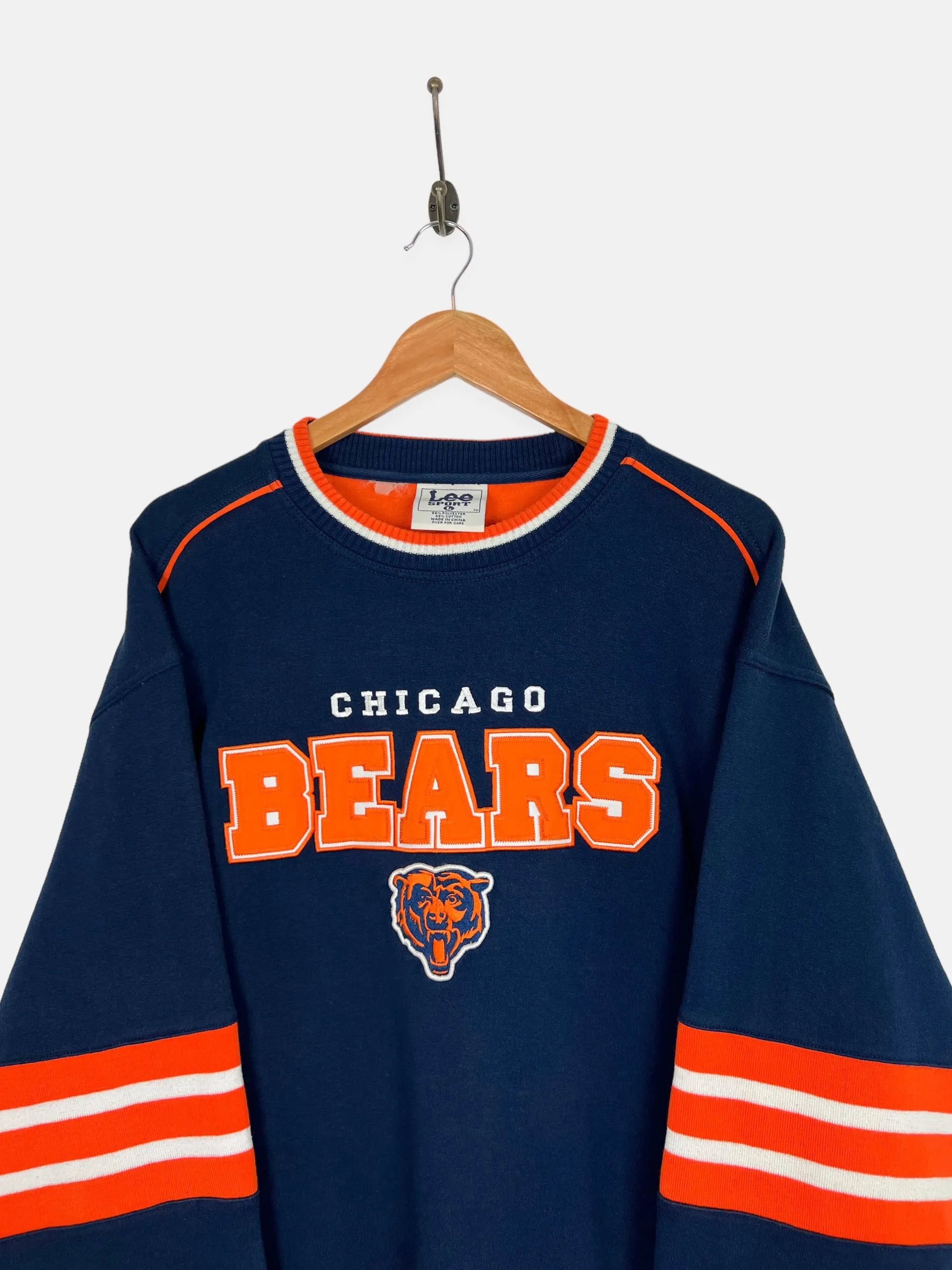 90's Chicago Bears NFL Embroidered Vintage Sweatshirt Size XL