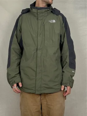 90's The North Face Gore-Tex Embroidered Vintage Jacket with Hood Size XL