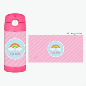 A Rainbow in the Sky Personalized Thermos Bottle