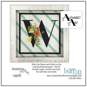Alphabet W Perforated Paper Kit