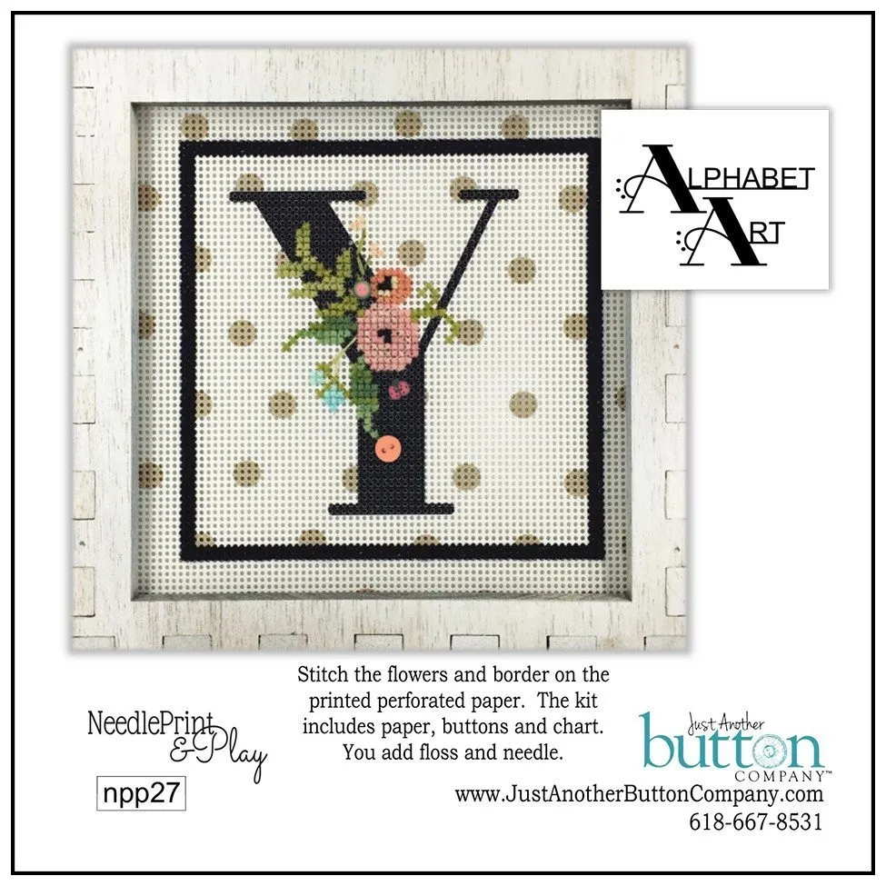 Alphabet Y Perforated Paper Kit
