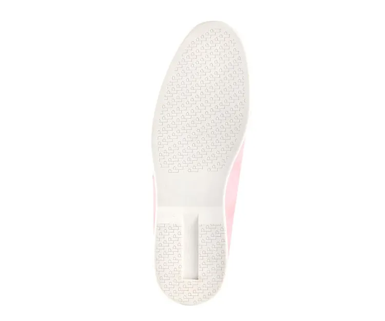 Amali Deniz Men's Pink Vegan Leather Pink Slip On Loafers