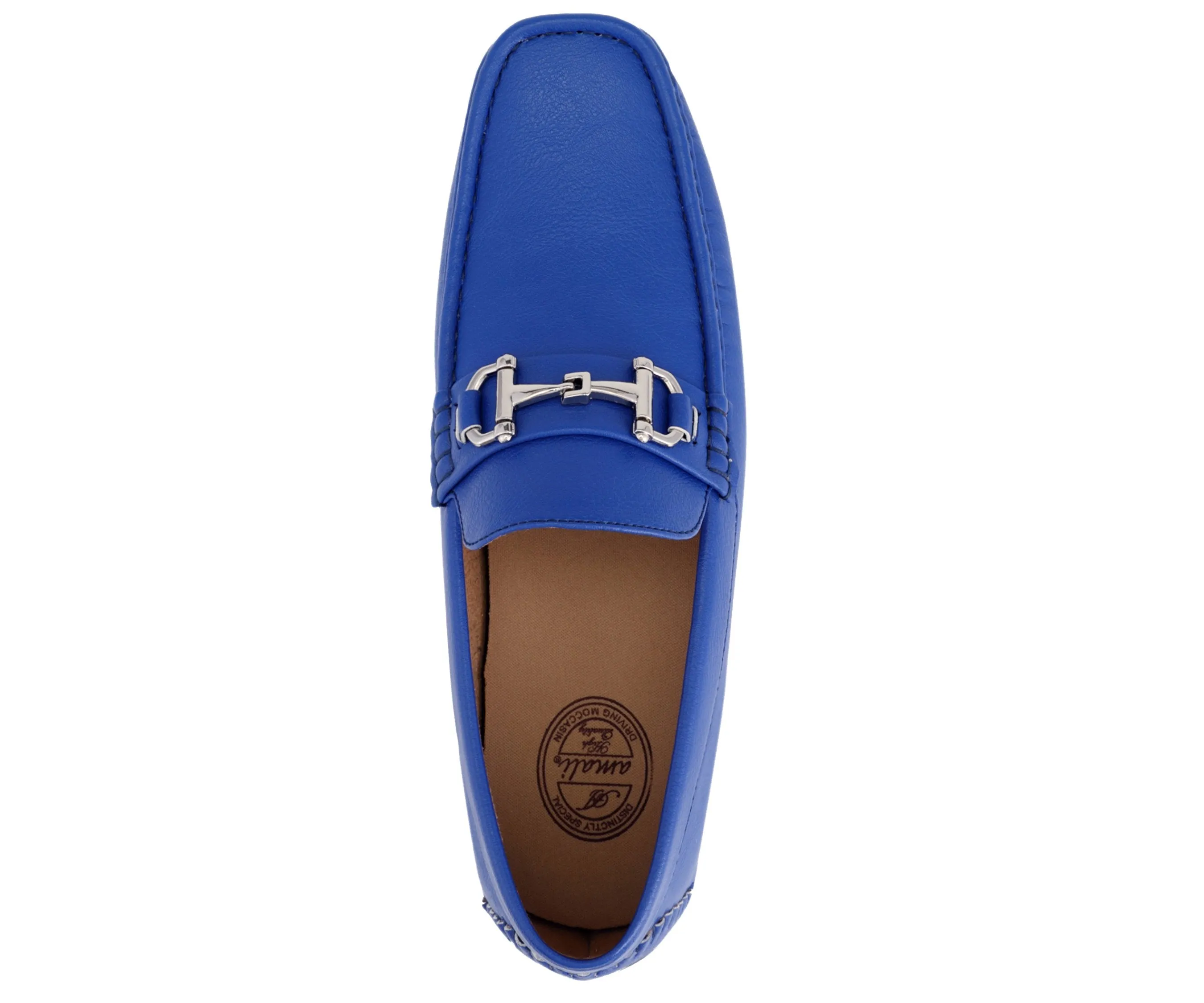 Amali Trentino Luxe Slip On Loafers Men’s Blue Moccasins