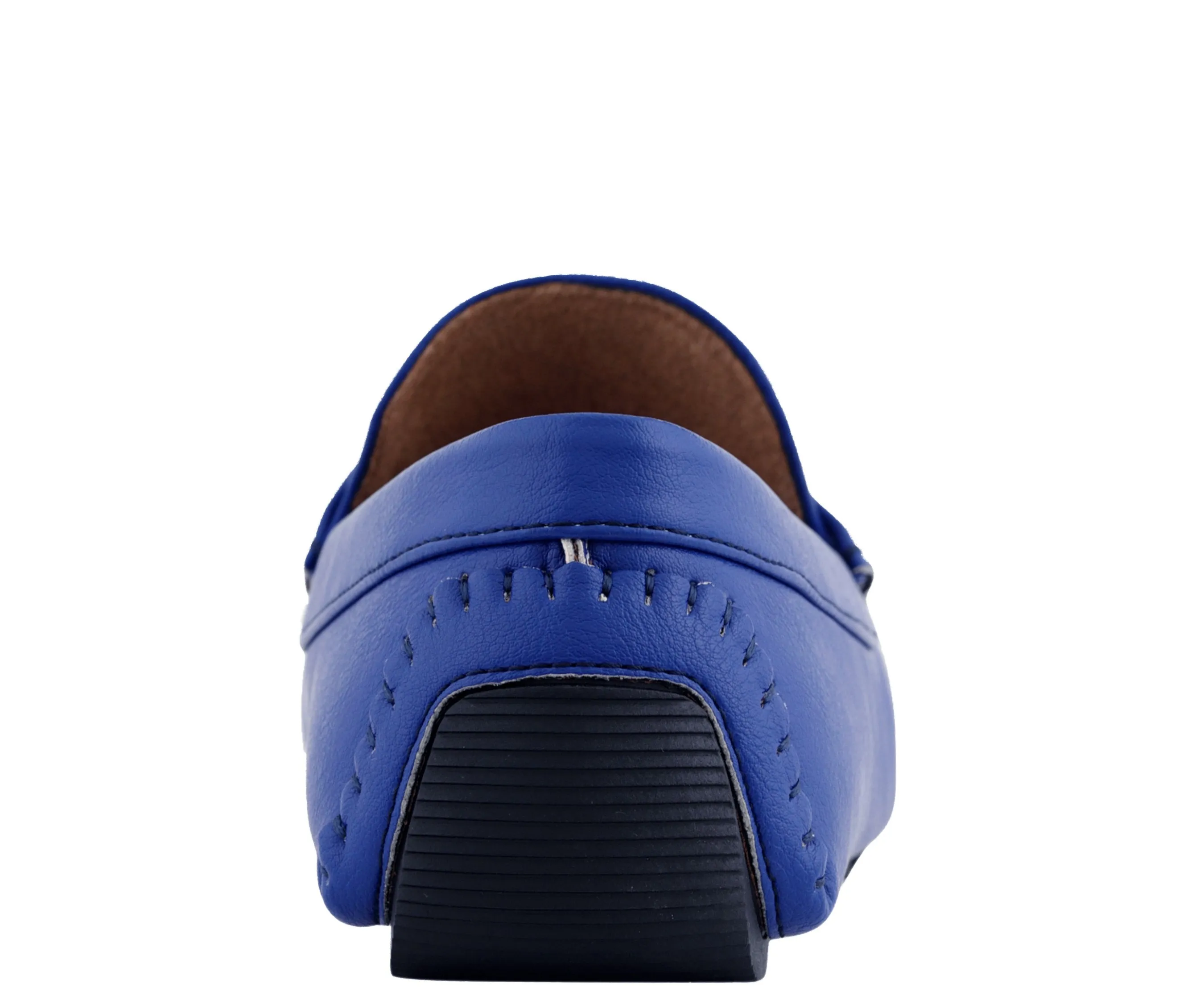 Amali Trentino Luxe Slip On Loafers Men’s Blue Moccasins