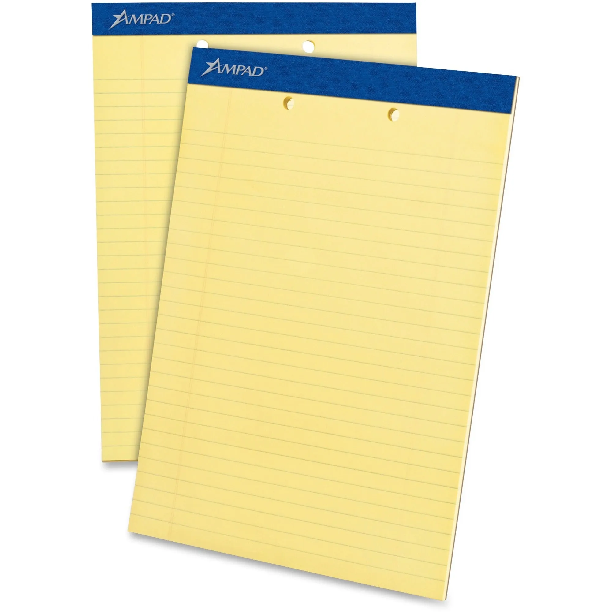 Ampad Perforated Ruled Pads - Letter