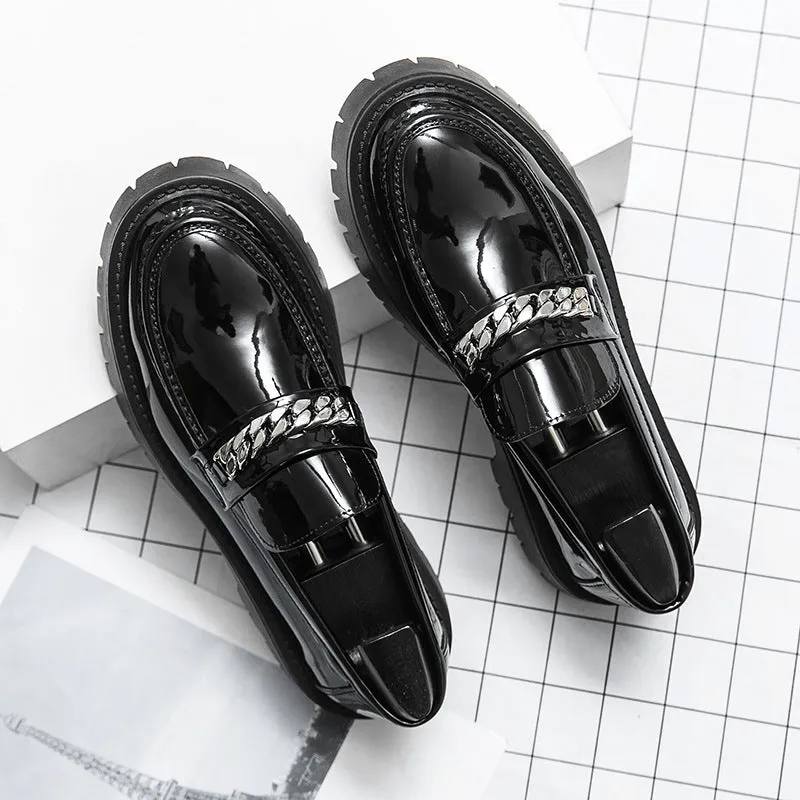 Anna - Modieuze Loafers met Dikke Zool - Luxueus Lakleer