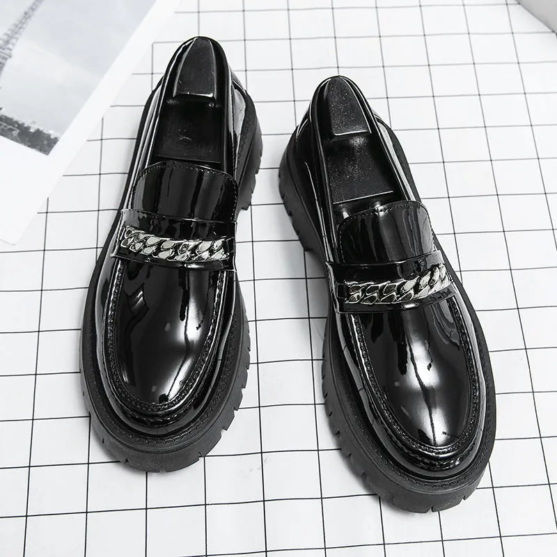 Anna - Modieuze Loafers met Dikke Zool - Luxueus Lakleer