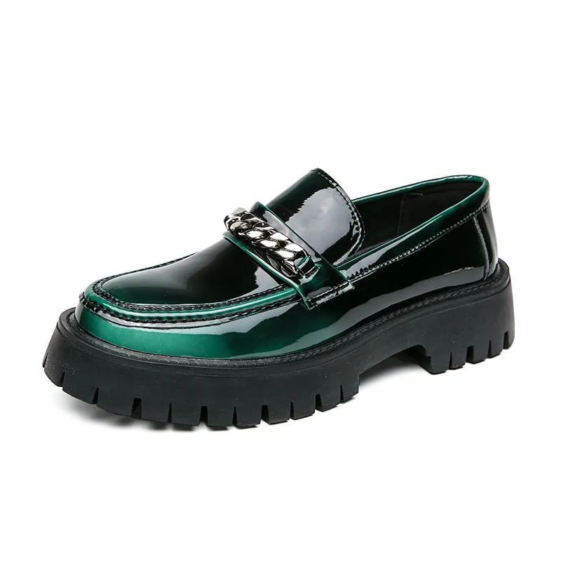 Anna - Modieuze Loafers met Dikke Zool - Luxueus Lakleer