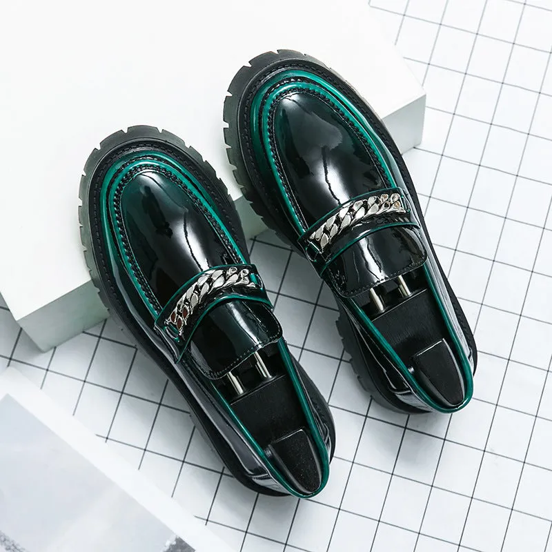 Anna - Modieuze Loafers met Dikke Zool - Luxueus Lakleer