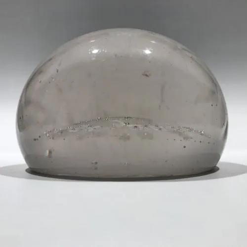 Antique Millville Art Glass Frit Paperweight “To A Friend” Crown with Cross