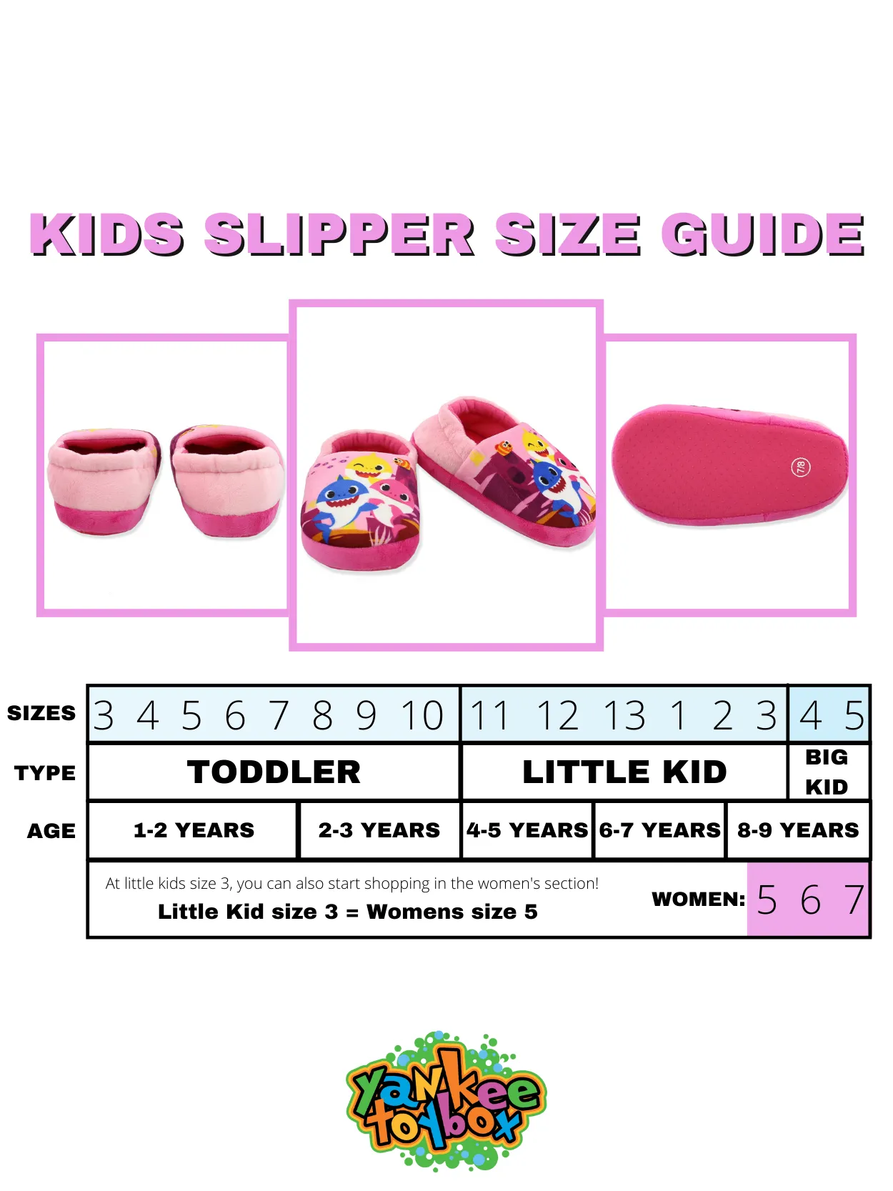 Baby Shark Plush A-Line Slippers
